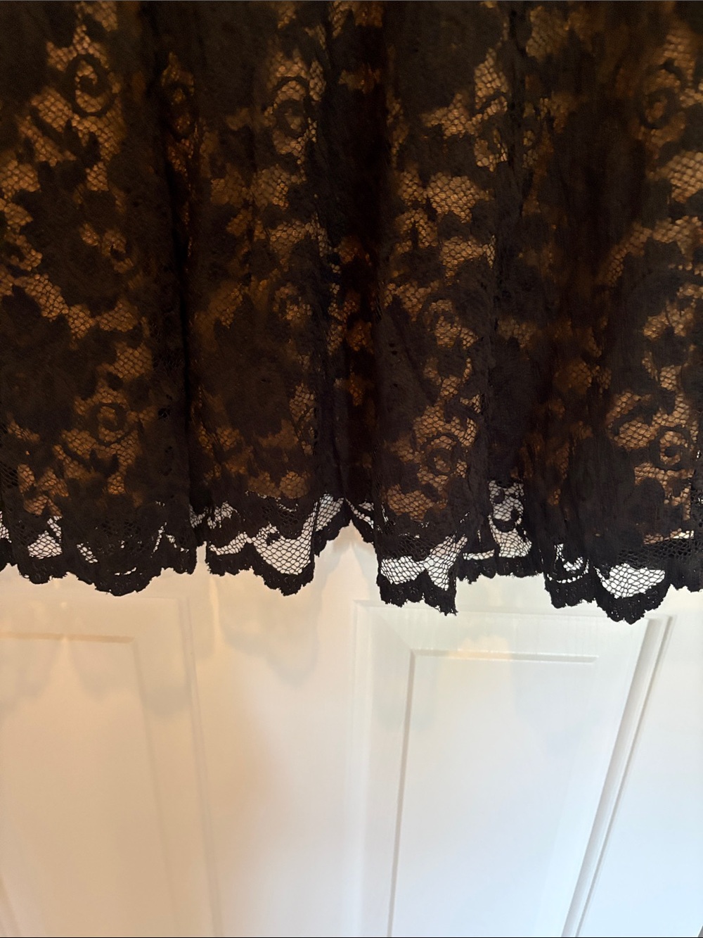 CAbi Black Lace V-Neck Midi Dress size medium - Picture 5 of 5